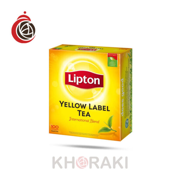چای کیسه ای لیپتون ساده 100 عددی