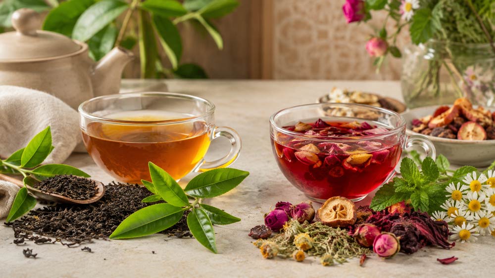 تفاوت چای و دمنوش
