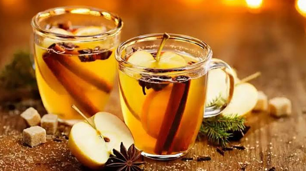 دمنوش سیب و دارچین