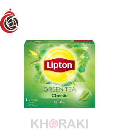 چای سبز لیپتون کیسه ای ساده کلاسیک ۱۰۰ عددی